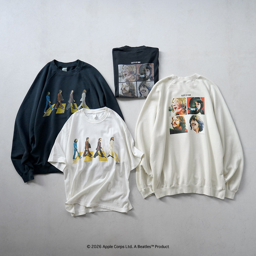 FREE RAGE / The Beatles × FREE RAGE Last Recording 插肩袖运动衫