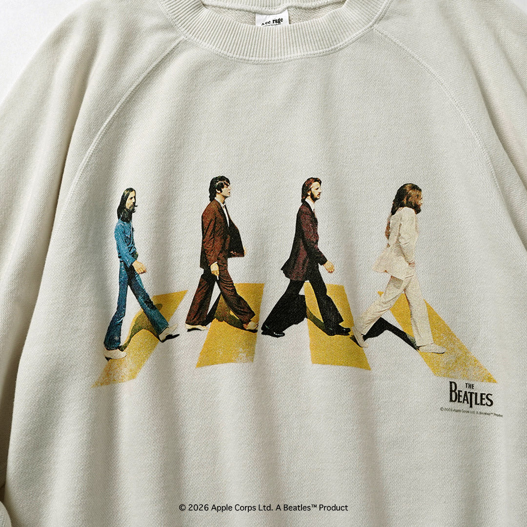 FREE RAGE / The Beatles × FREE RAGE Last Recording 插肩袖运动衫