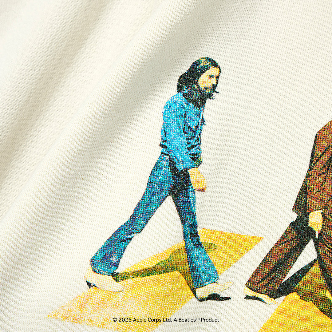 FREE RAGE / The Beatles × FREE RAGE Last Recording 插肩袖运动衫