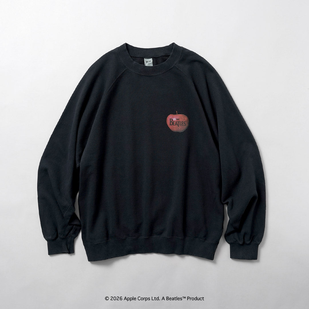 FREE RAGE / The Beatles × FREE RAGE Dernière version Raglan Crew Sweatshirt