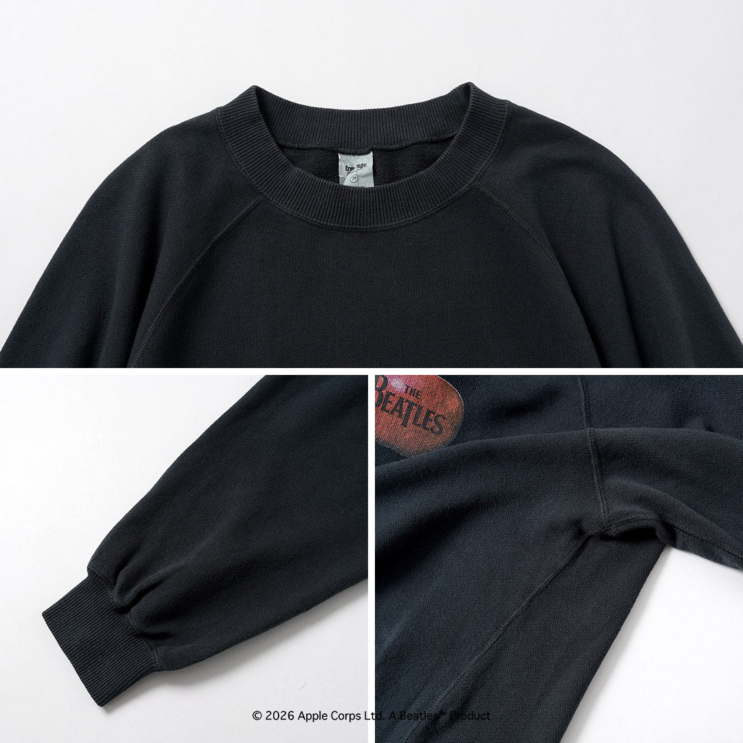 FREE RAGE / The Beatles × FREE RAGE Dernière version Raglan Crew Sweatshirt