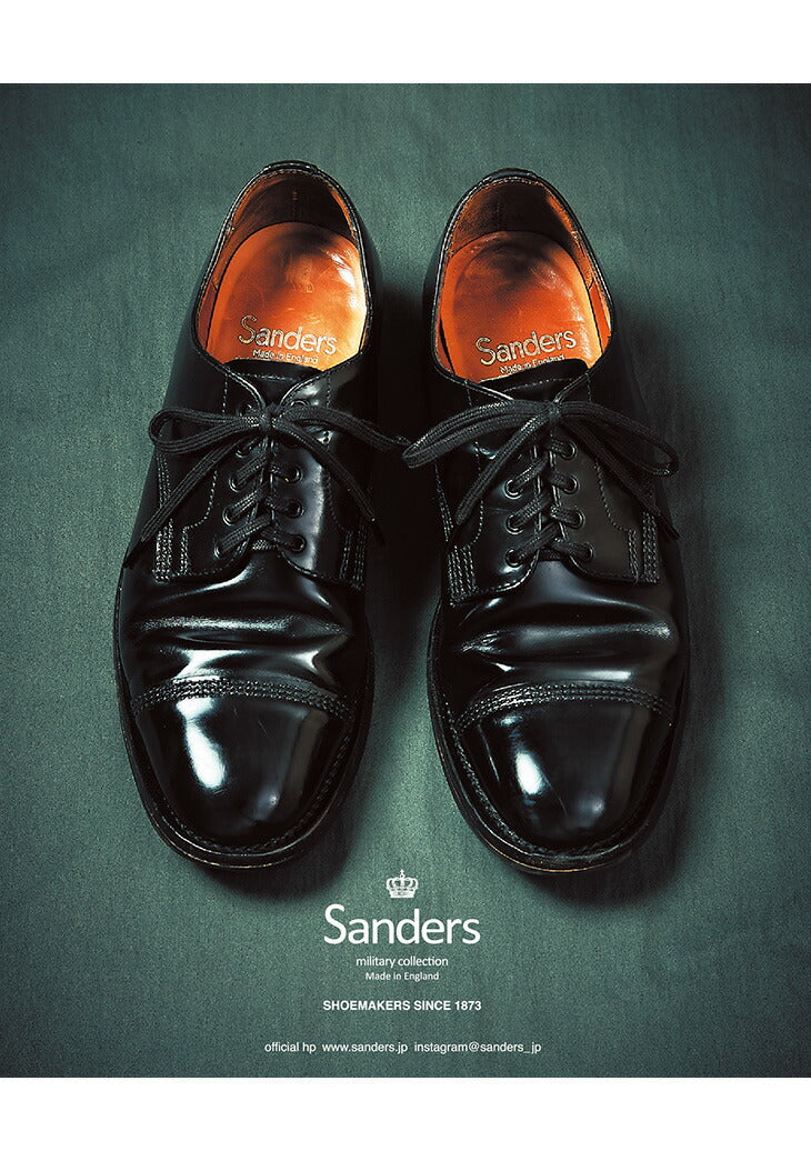 SANDERS / #1128 Chaussures derby militaires Japon Modèle Limité