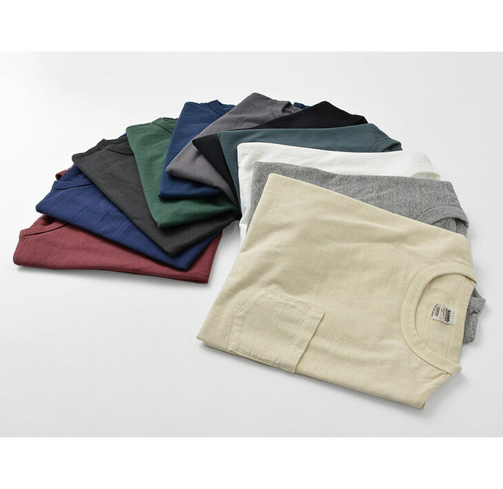 BARNS / BR-1100 Loopwheel Jersey Manches Courtes Col rond