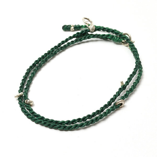 Collier en argent Phadua / Corde de cire