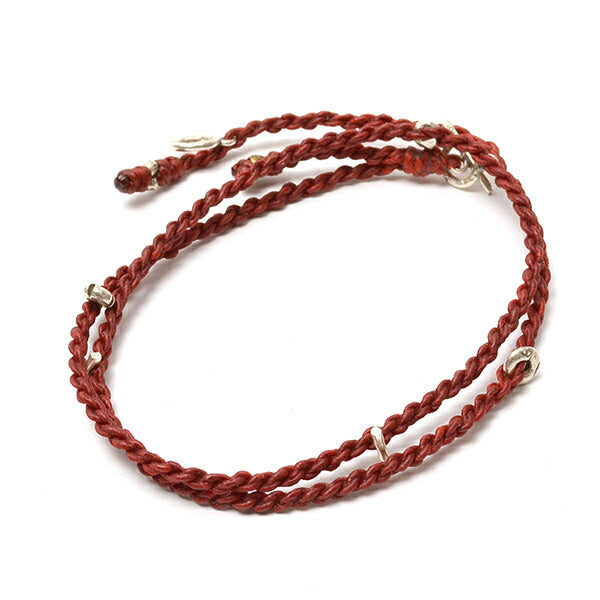 Collier en argent Phadua / Corde de cire