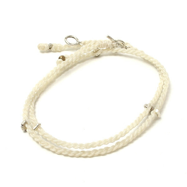 Collier en argent Phadua / Corde de cire