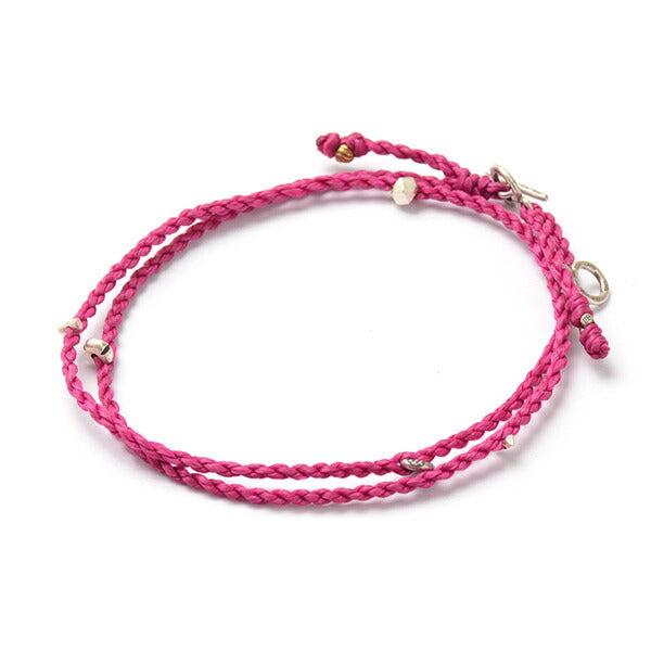 Collier en argent Phadua / Corde de cire