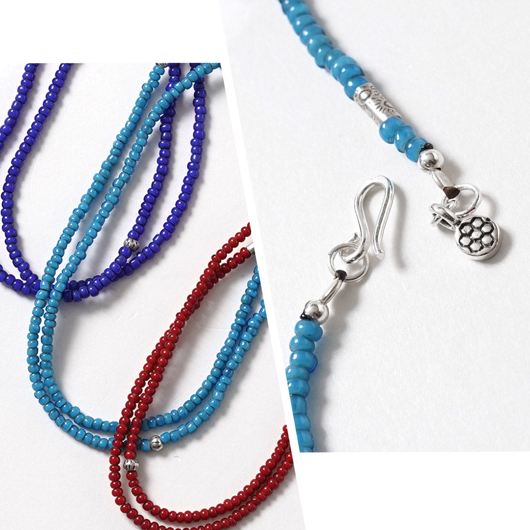 phaduA / White Heart Antique Bead Necklace with Karen Silver, 2026 Model