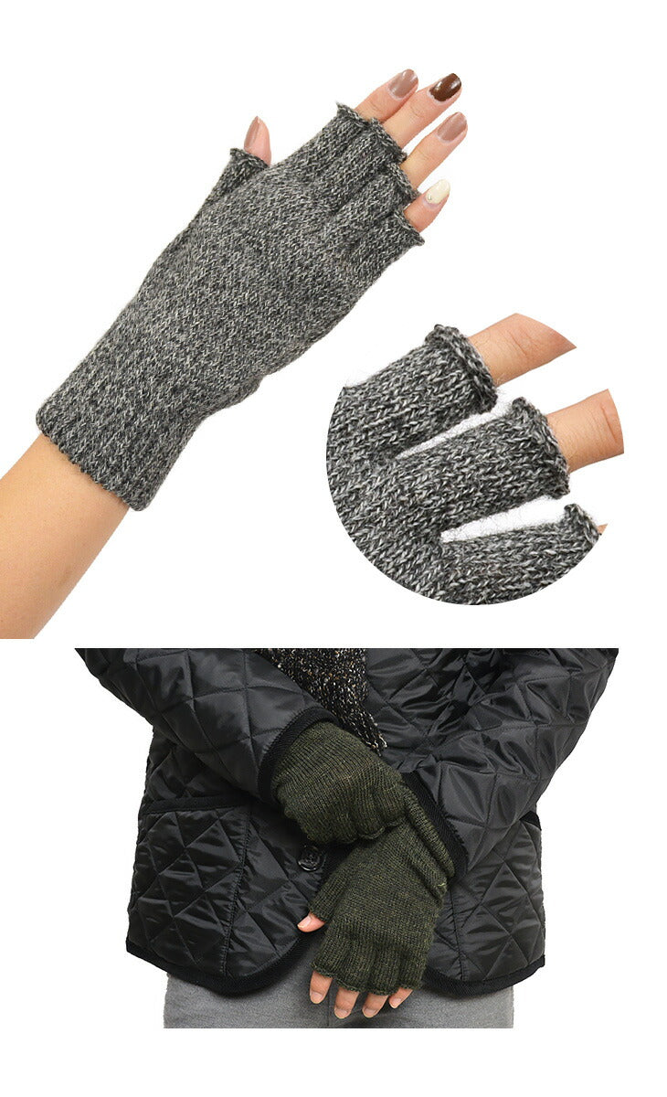 Gants en tricot de moutons noirs / moutons