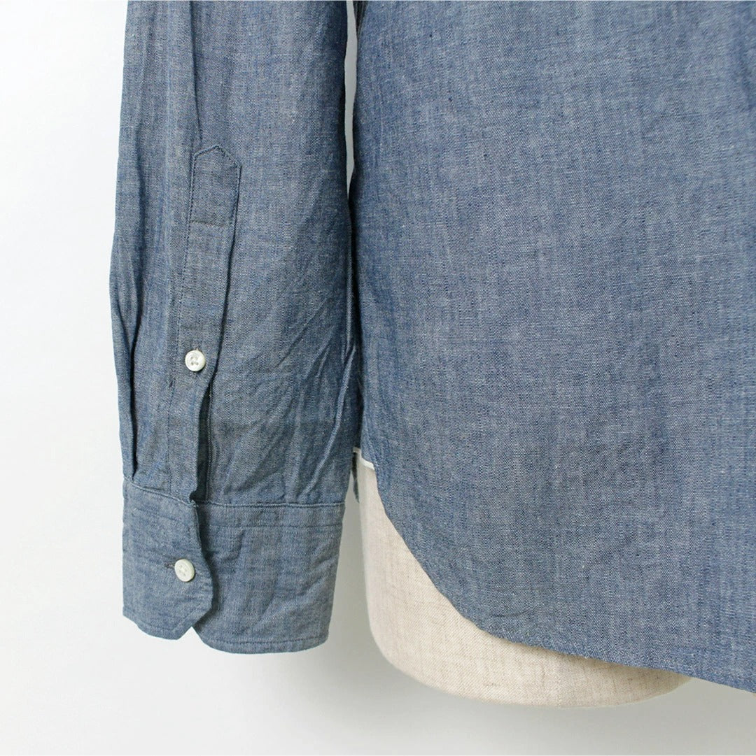 ROCOCO / Camisa con botones de cambray con orillo