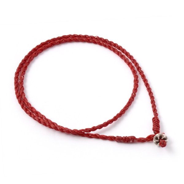 Collier de tour de cou en argent Phadua / cordon de cire