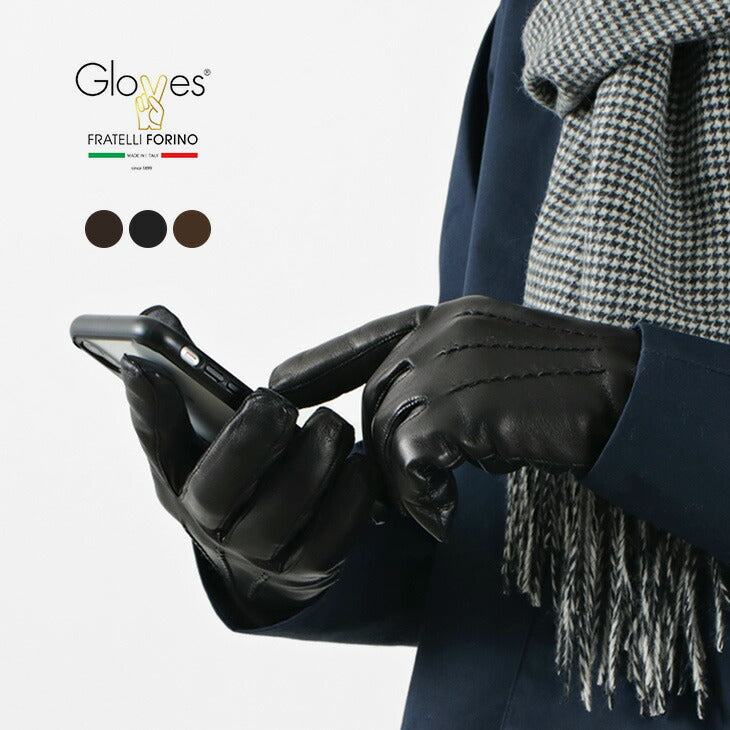 GLOVES / 78SM Smartphone lamb leather gloves